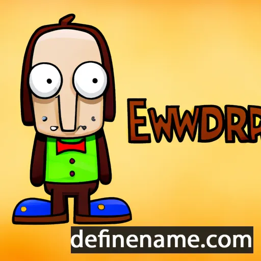 cartoon of the name Eberward