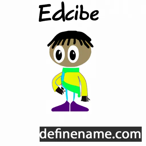 cartoon of the name Ebidese