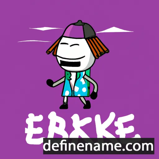 cartoon of the name Ebikake