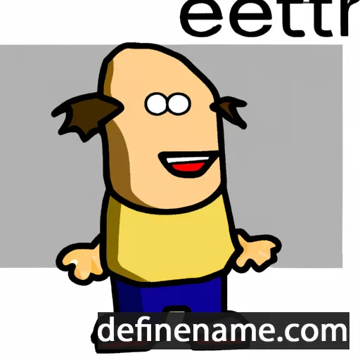 cartoon of the name Ecbert