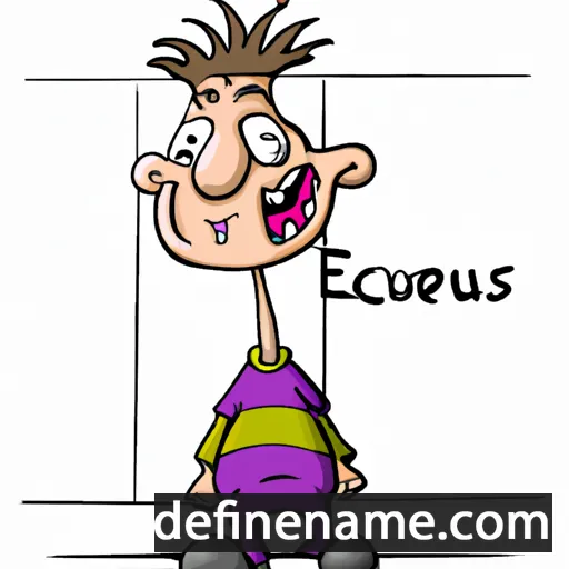 cartoon of the name Ecbertus