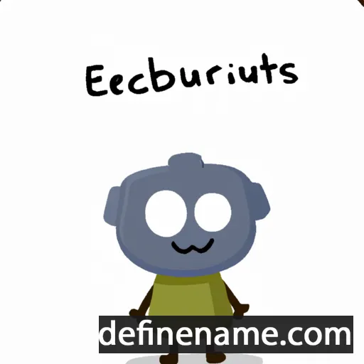 Ecbertus cartoon