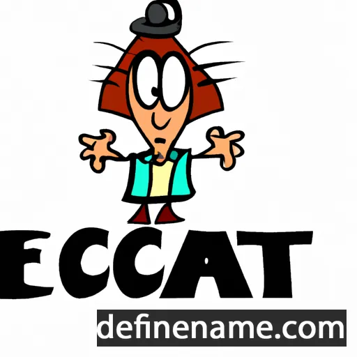 cartoon of the name Eccatti