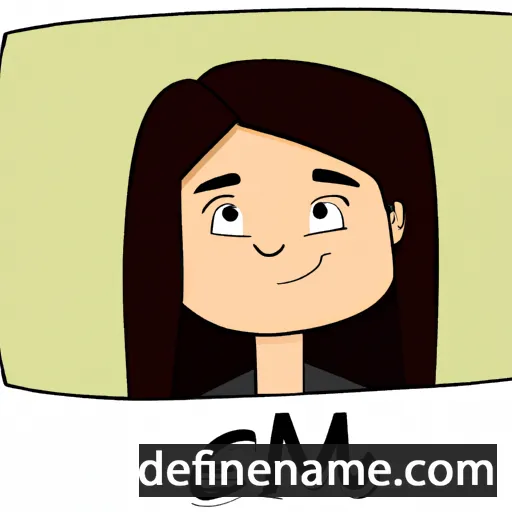 cartoon of the name Ecem