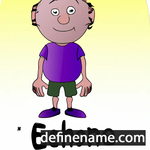 cartoon of the name Echione