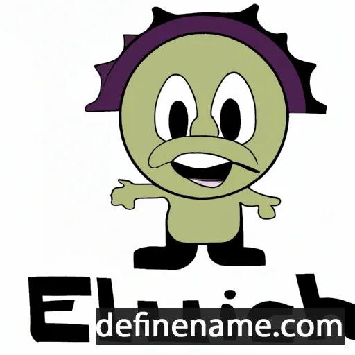 cartoon of the name Echuid