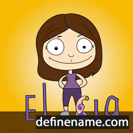 Ecília cartoon