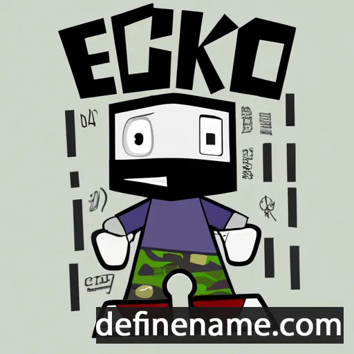 cartoon of the name Ecko