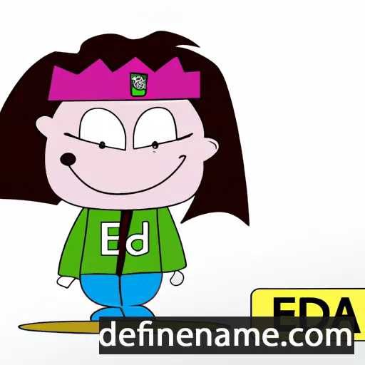 cartoon of the name Eda