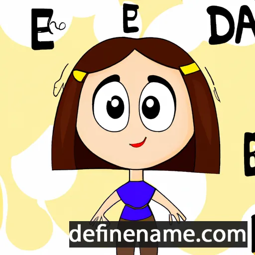 cartoon of the name Eda