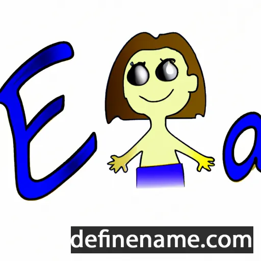 cartoon of the name Eda