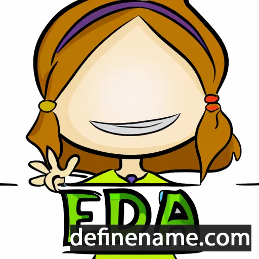 cartoon of the name Eda