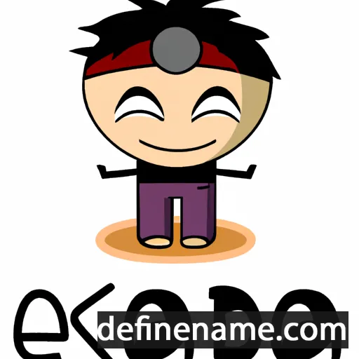 cartoon of the name Edaka