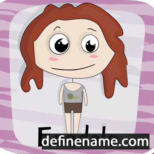 cartoon of the name Edalene