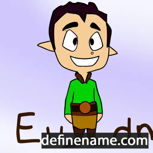 cartoon of the name Edanur