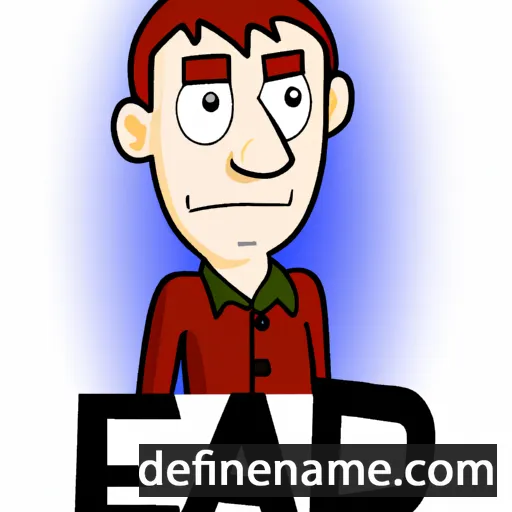 cartoon of the name Edard