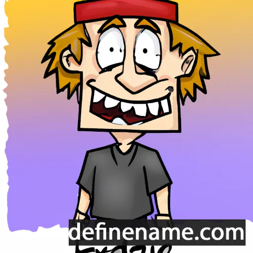 cartoon of the name Edburge