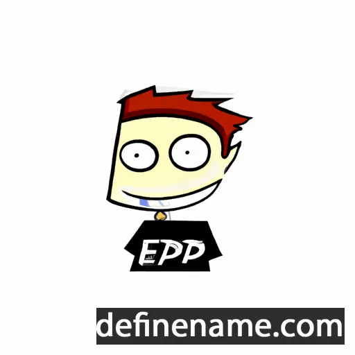 cartoon of the name Edd