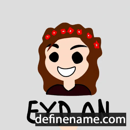 Eddalyn cartoon