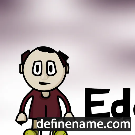 cartoon of the name Edde