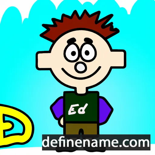 cartoon of the name Ede