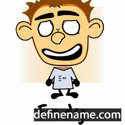 cartoon of the name Edeeney