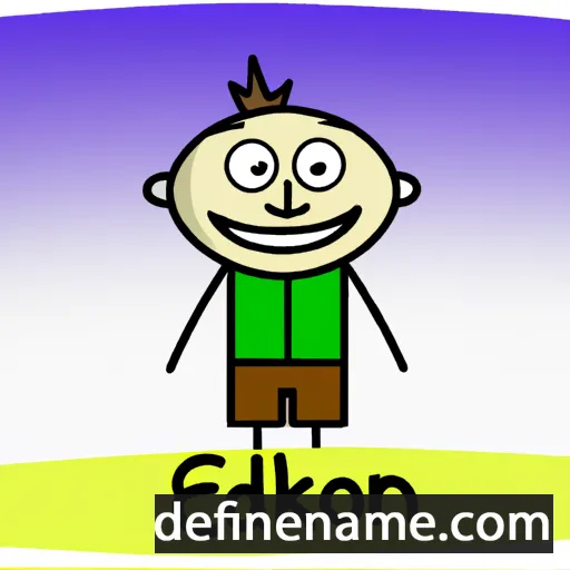 cartoon of the name Edekon