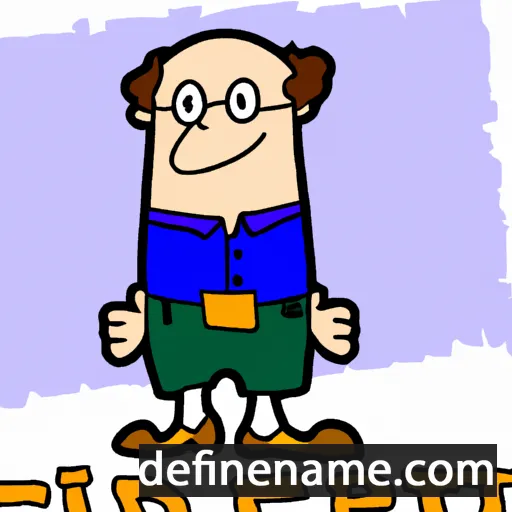 cartoon of the name Edelbert