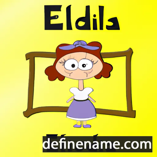 Edelfina cartoon