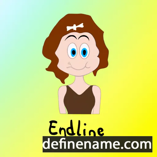 cartoon of the name Edeline