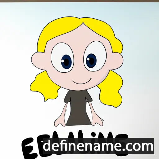 Edelinne cartoon