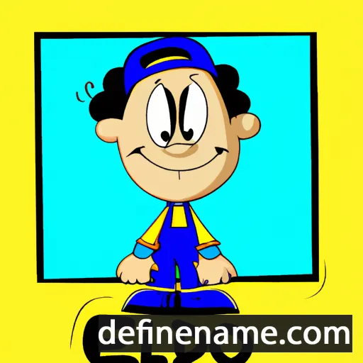 cartoon of the name Edelio