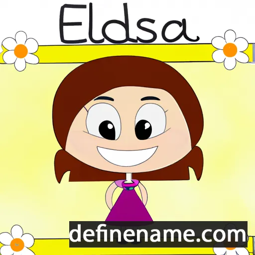 Edelisa cartoon