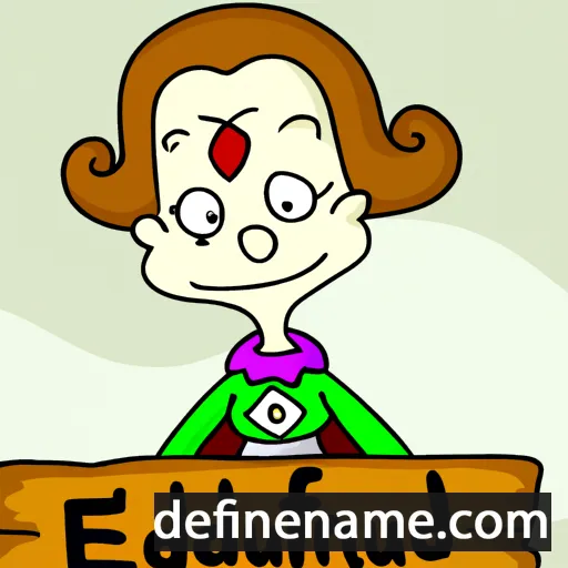 cartoon of the name Edeltraud