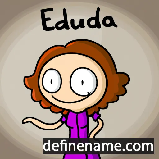 cartoon of the name Edeltruda