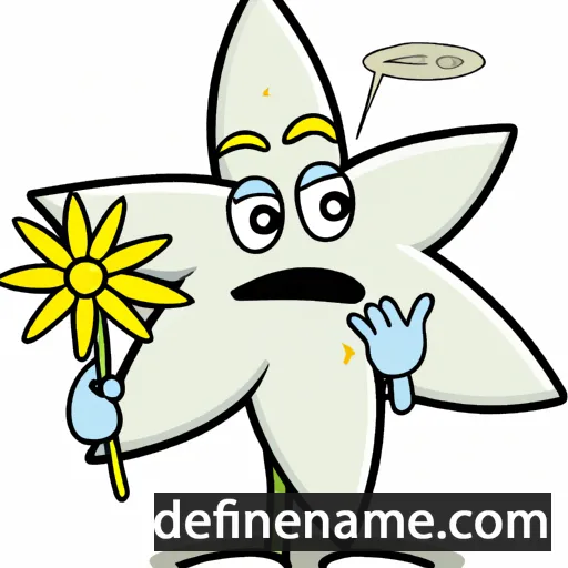 cartoon of the name Edelweiss