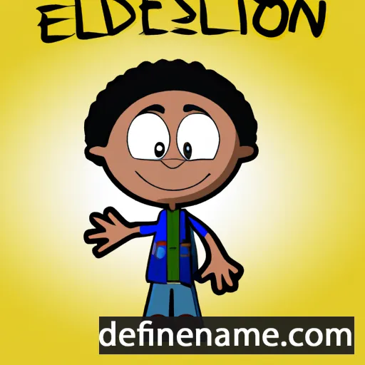 cartoon of the name Edenilson