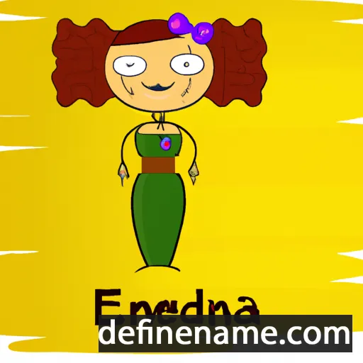 cartoon of the name Edenina