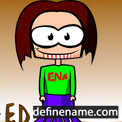 cartoon of the name Ederna