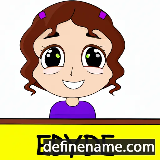 cartoon of the name Edeyne