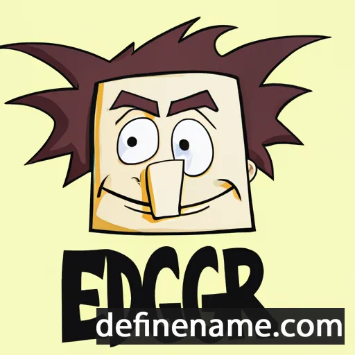 cartoon of the name Edgeir