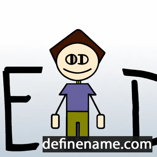 cartoon of the name Edi