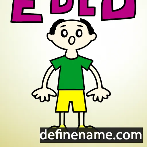 cartoon of the name Edil