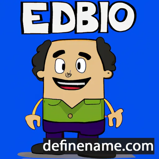 cartoon of the name Edilberto