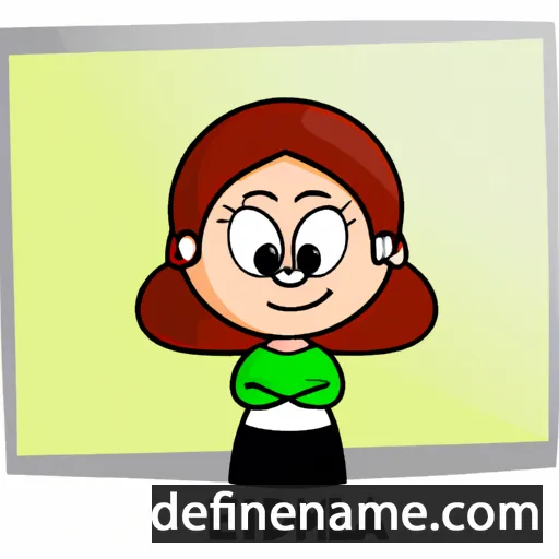 cartoon of the name Edilma