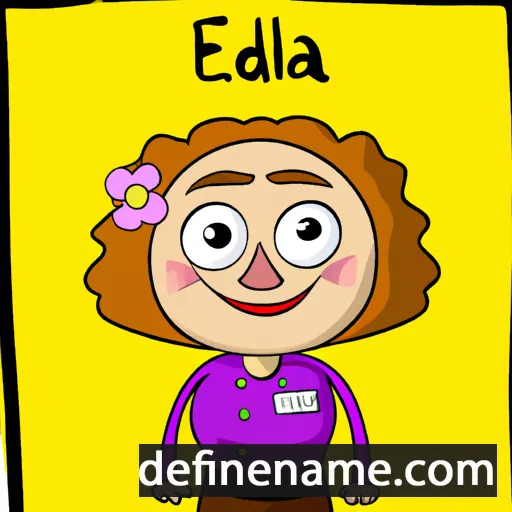 Edilsa cartoon