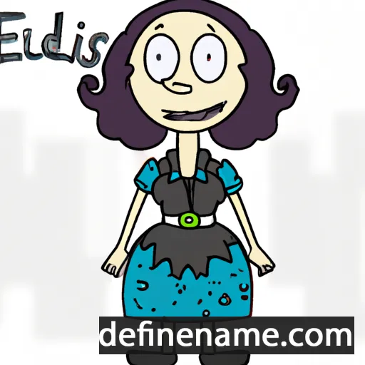 cartoon of the name Ediltrudis