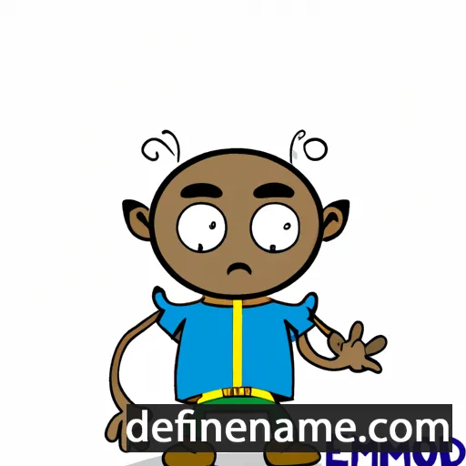 cartoon of the name Edimondu