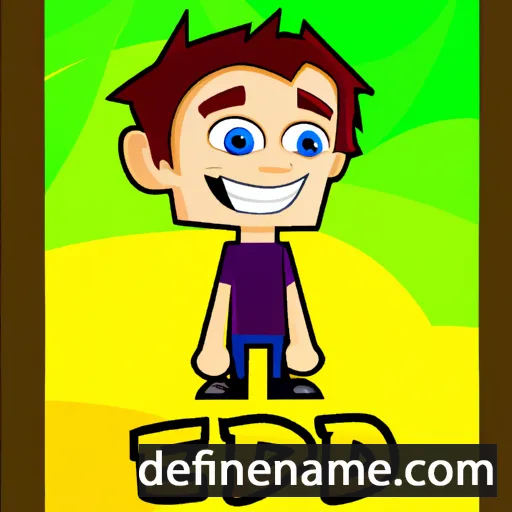 cartoon of the name Edin