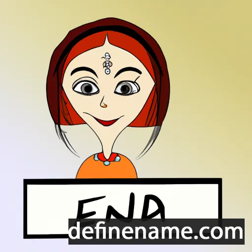 cartoon of the name Edina